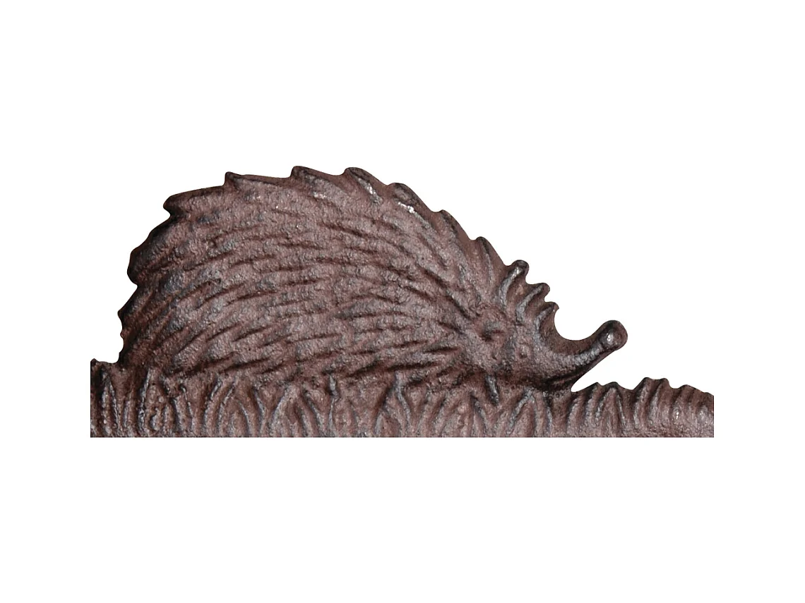 Campana da giardino con riccio in ghisa