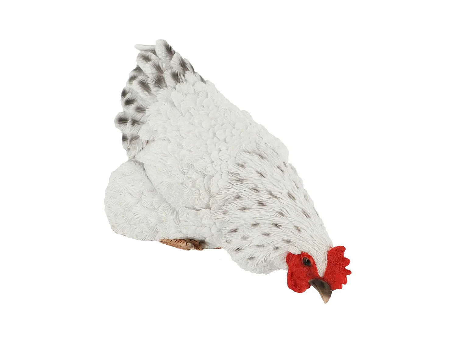 Poules décoratives à poser en polyrésine (Lot de 3)