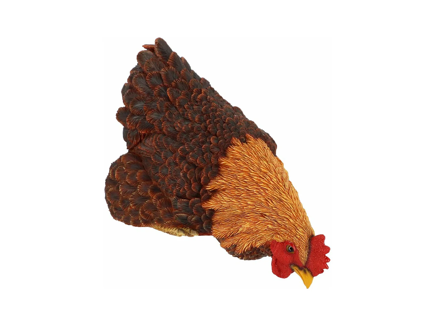 Poules décoratives à poser en polyrésine (Lot de 3)