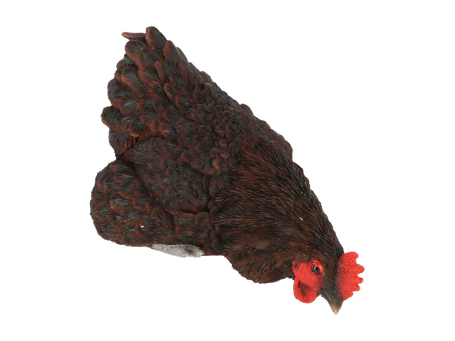 Poules décoratives à poser en polyrésine (Lot de 3)