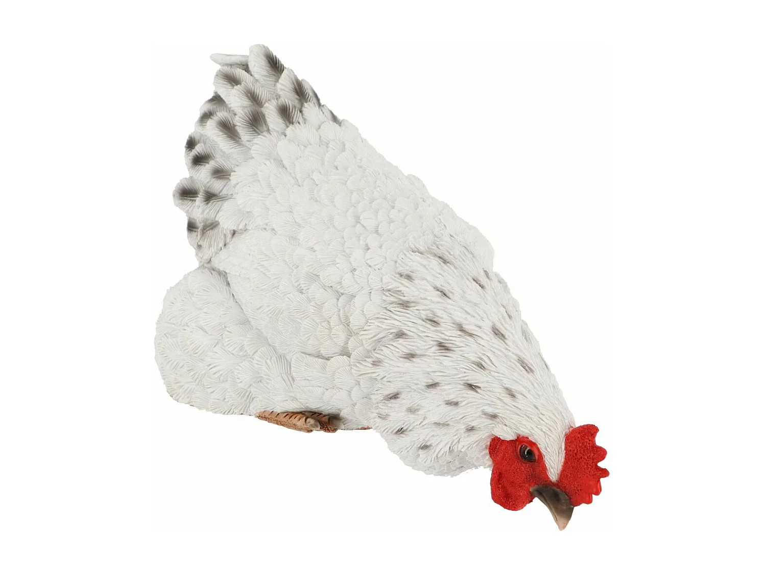 Poules décoratives à poser en polyrésine (Lot de 3)