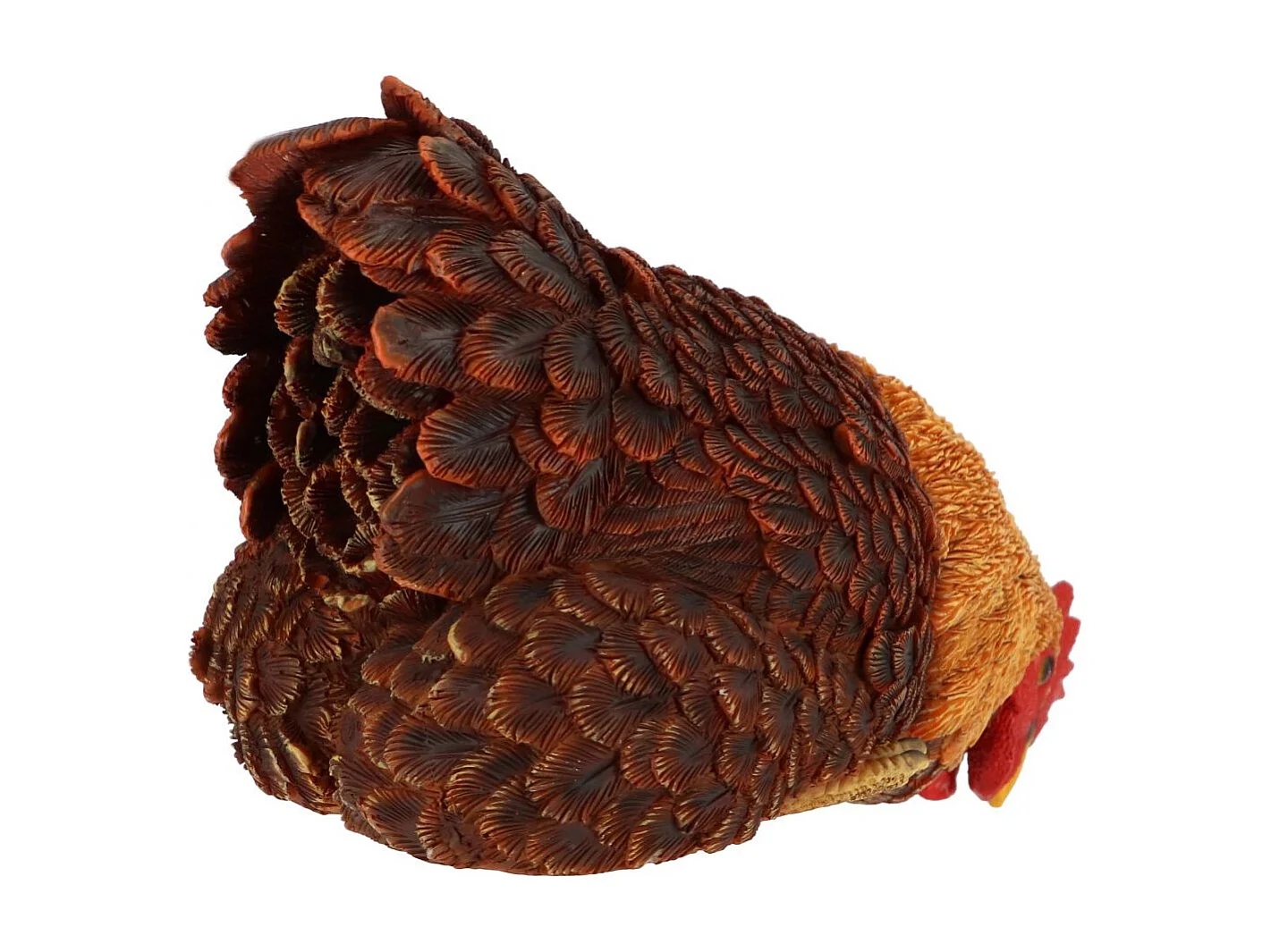 Poules décoratives à poser en polyrésine (Lot de 3)