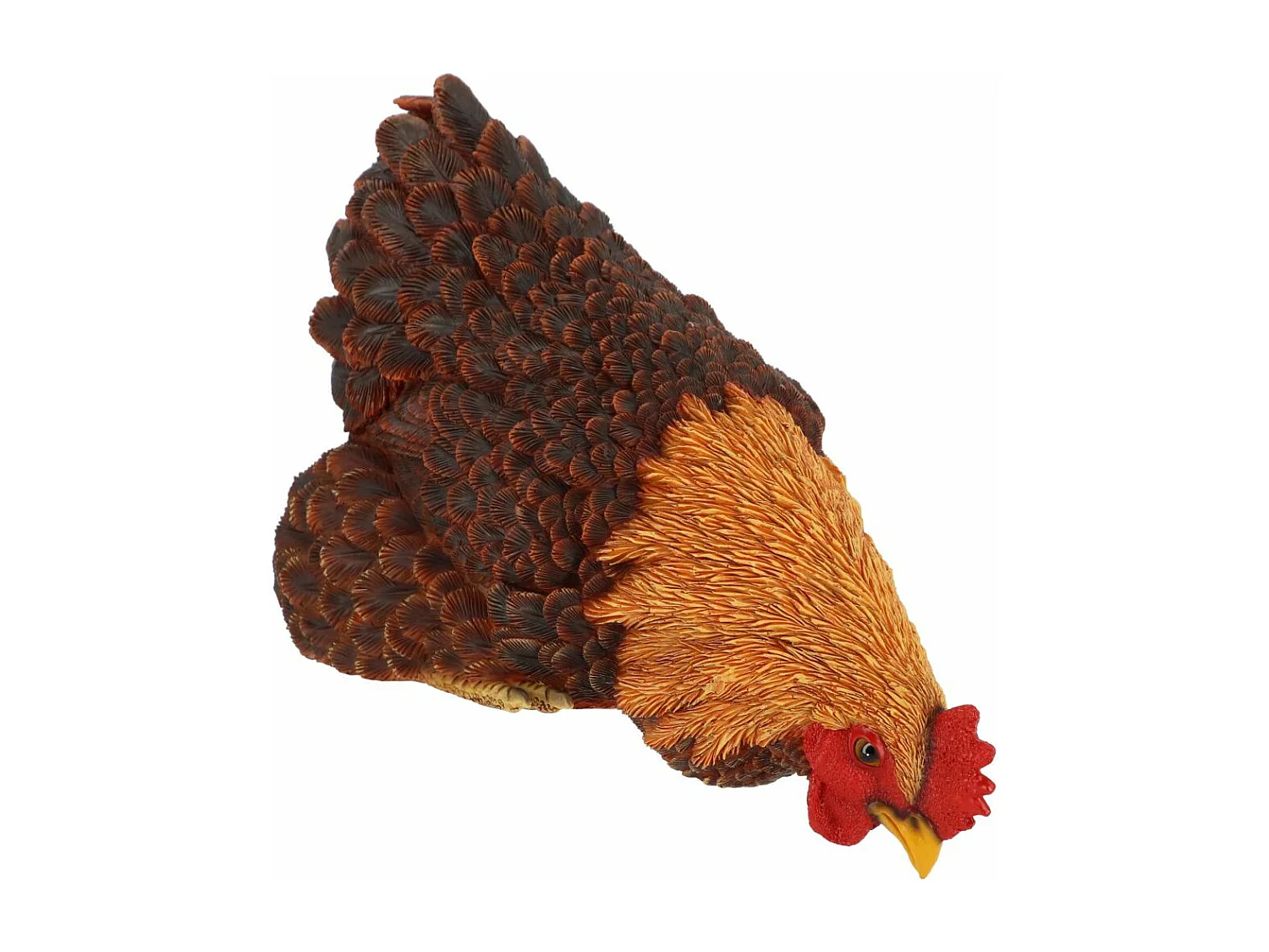 Poules décoratives à poser en polyrésine (Lot de 3)