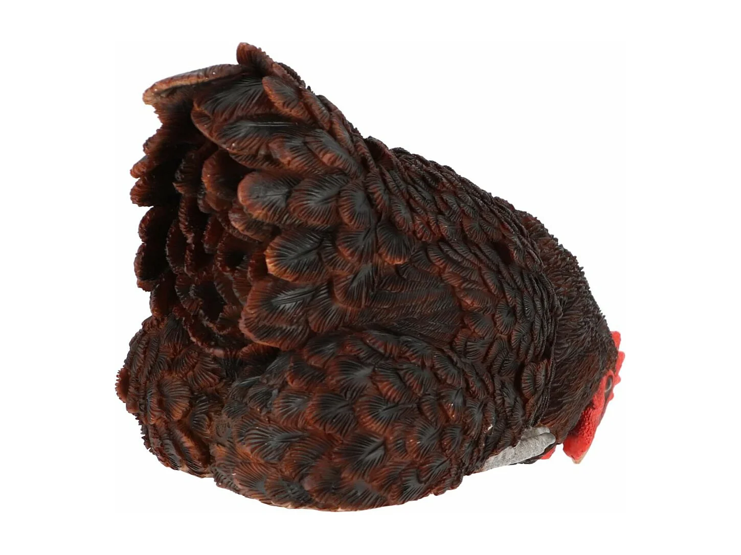 Poules décoratives à poser en polyrésine (Lot de 3)