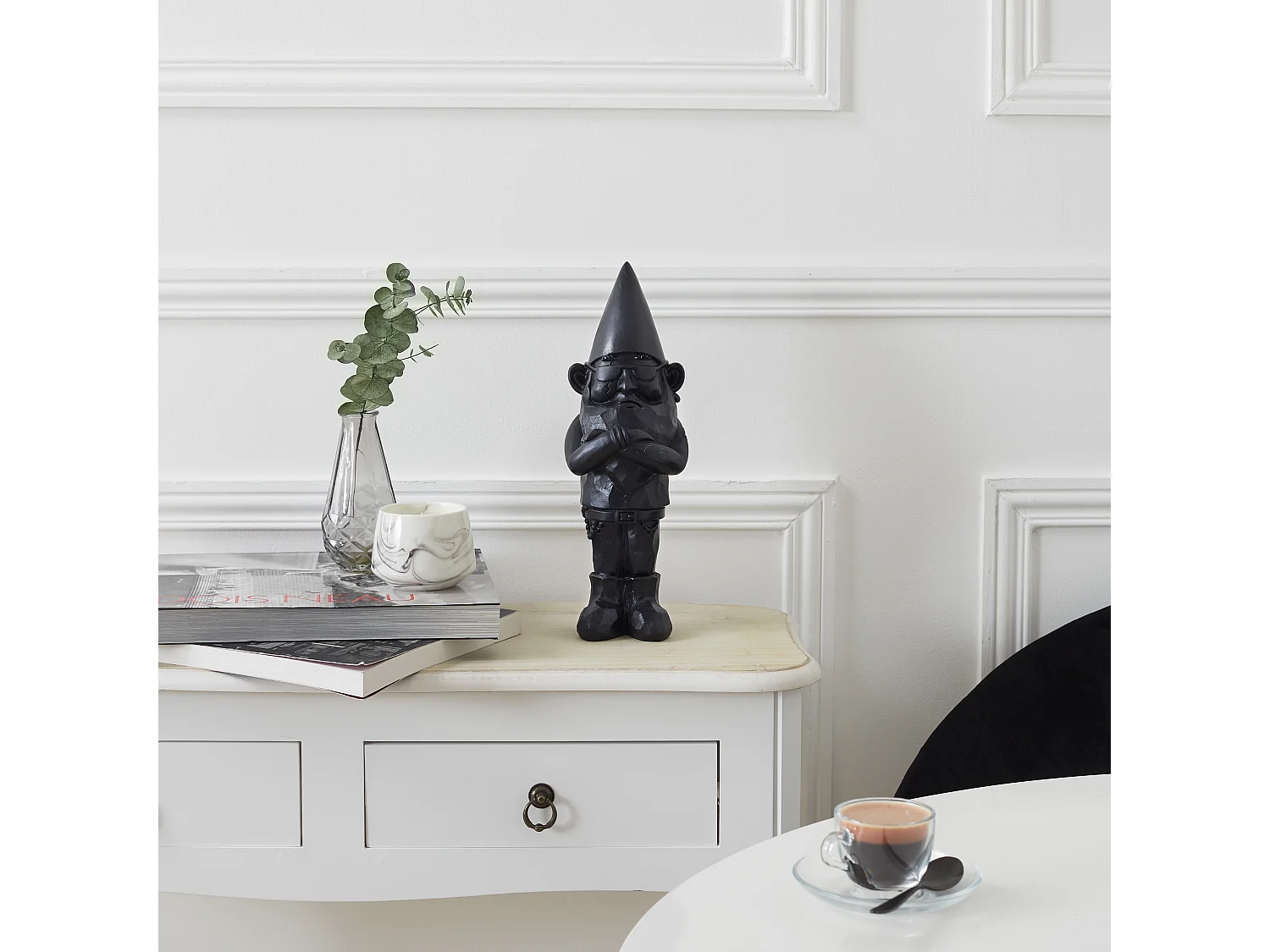 Sculpture Nano Bad Int Ext H33cm Noir