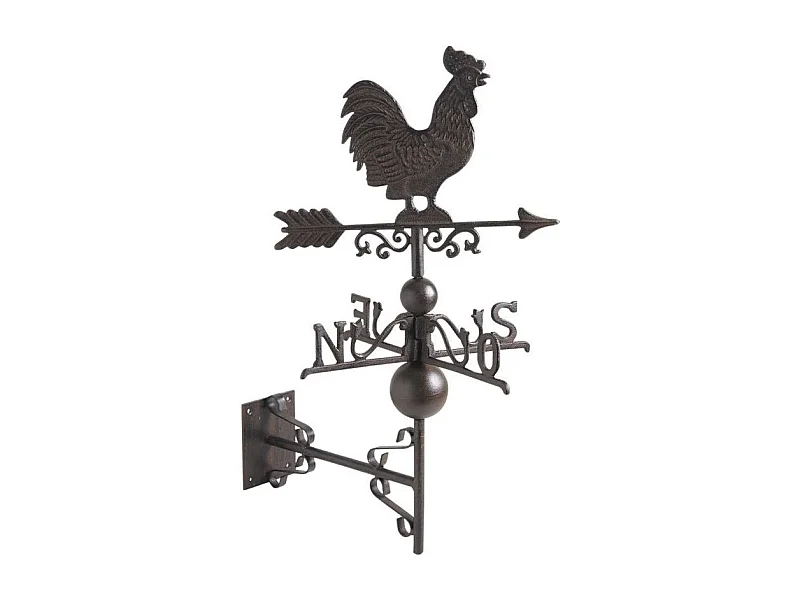 Girouette coq en fonte