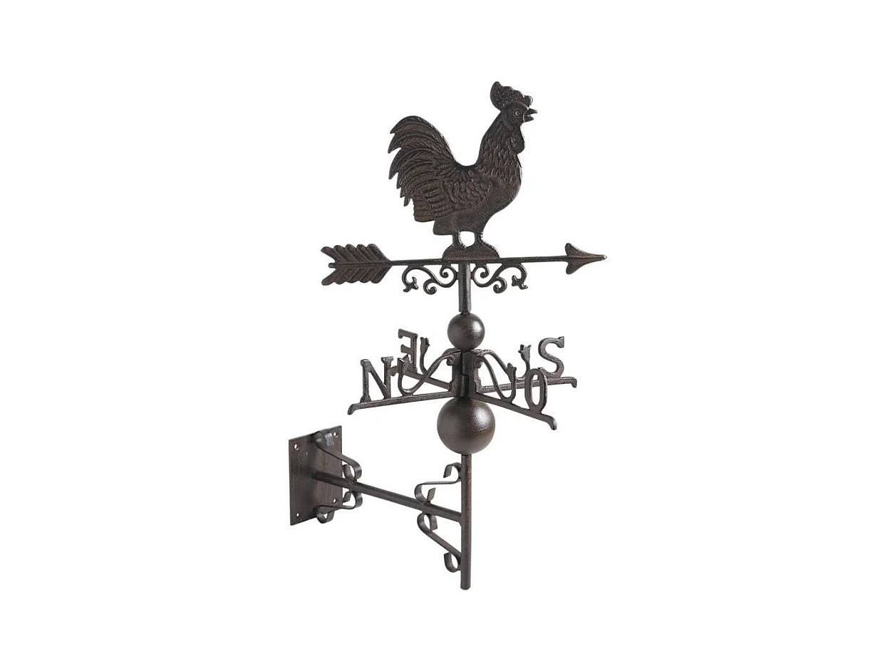 Girouette coq en fonte