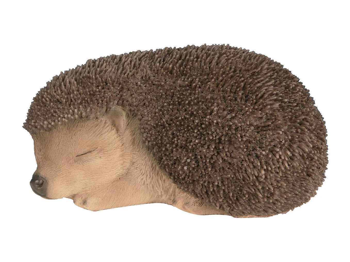 Bébé hérisson dormant en résine 13.2 cm