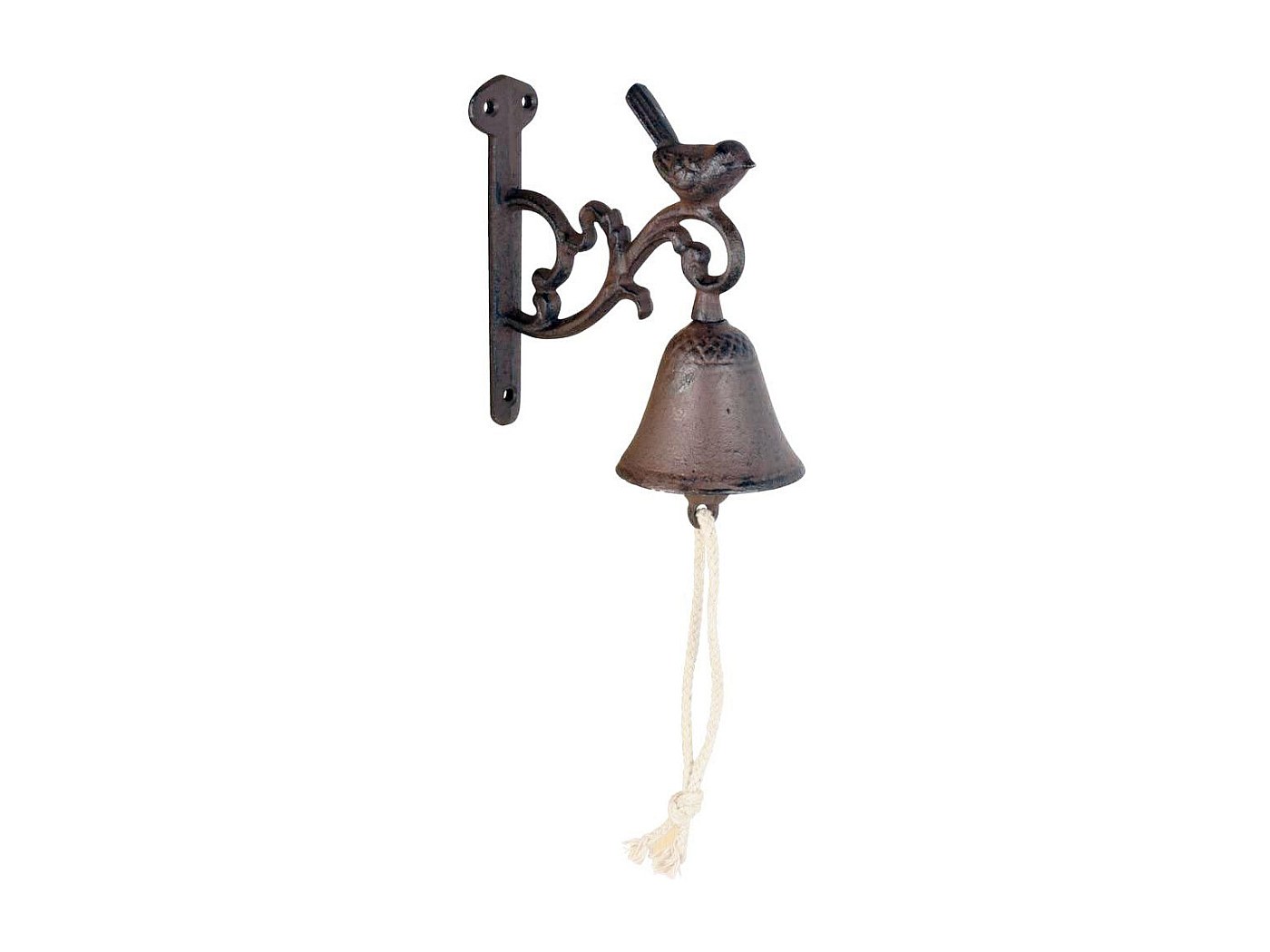 Moritz Campana Da Parete In Ghisa Con Motivo Gallo Colorato - Altezza 38,5 Cm, Stile Rustico Per Esterno E Interno - 4