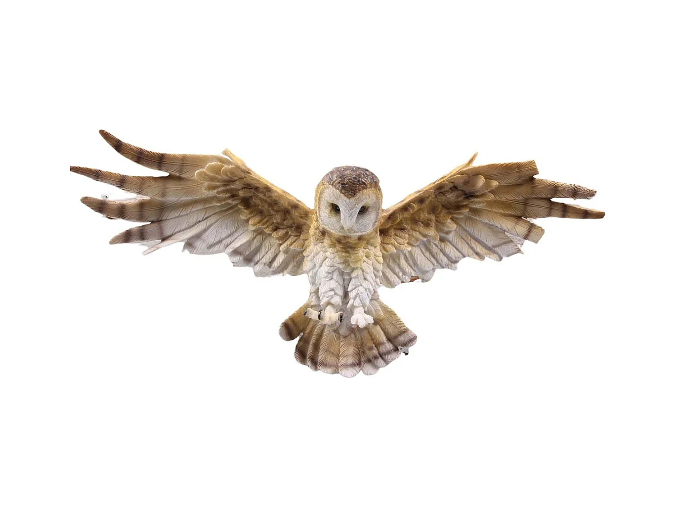 Patère chouette en résine 55 x 13 x 24 cm