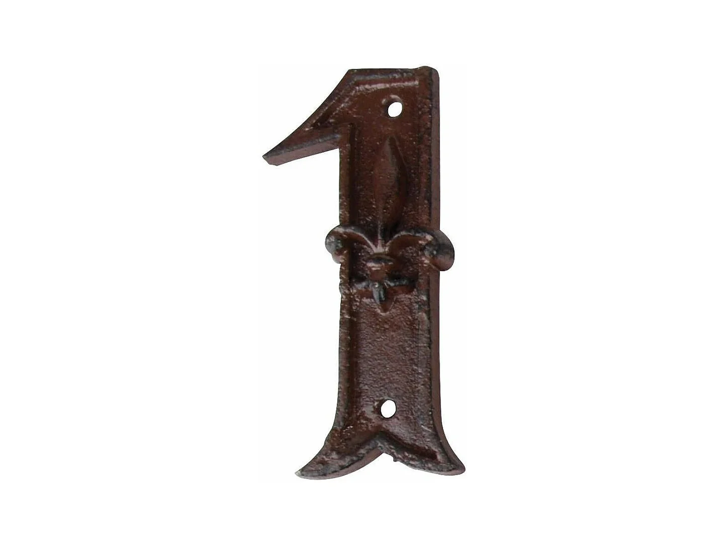 Numéro de maison en fonte Chiffre 1