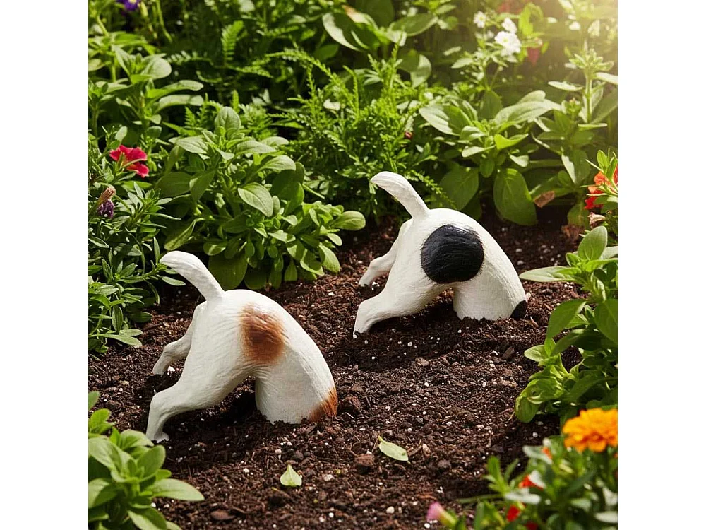 Statuetta del cane Bob lo scavatore