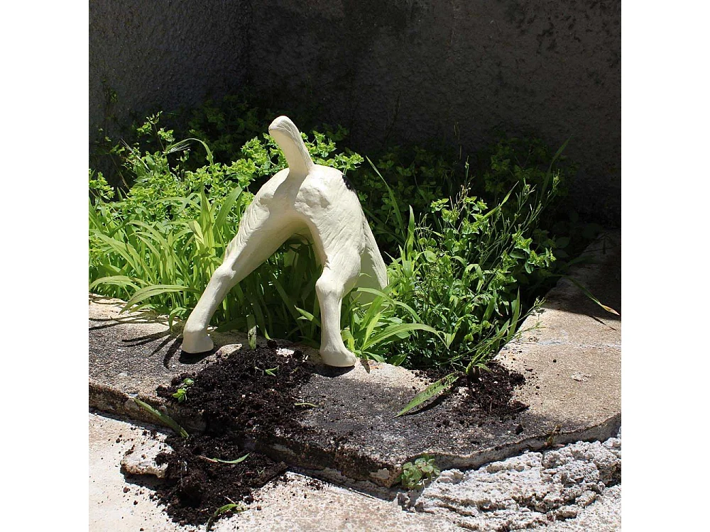 Statuetta del cane Bob lo scavatore