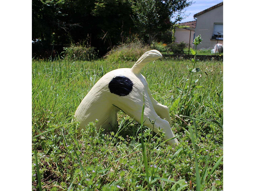 Statuetta del cane Bob lo scavatore