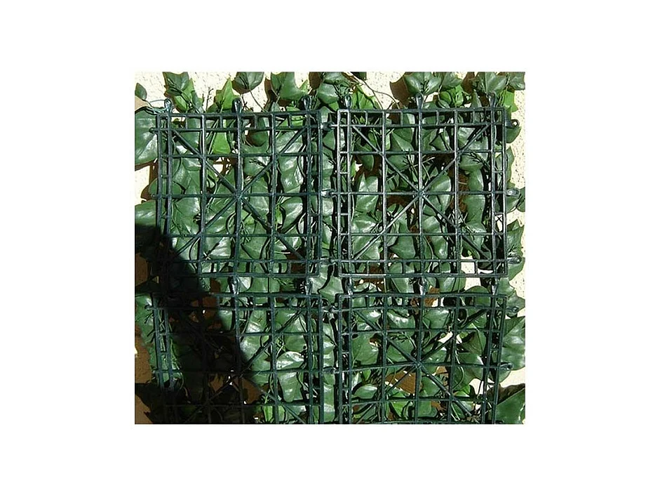 Plaques clipsables de feuillage artificiel 3m² (Lot de 12) Lierre