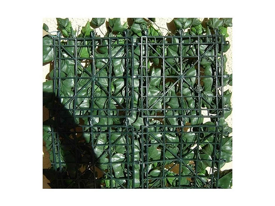 Plaques clipsables de feuillage artificiel 3m² (Lot de 12) Lierre