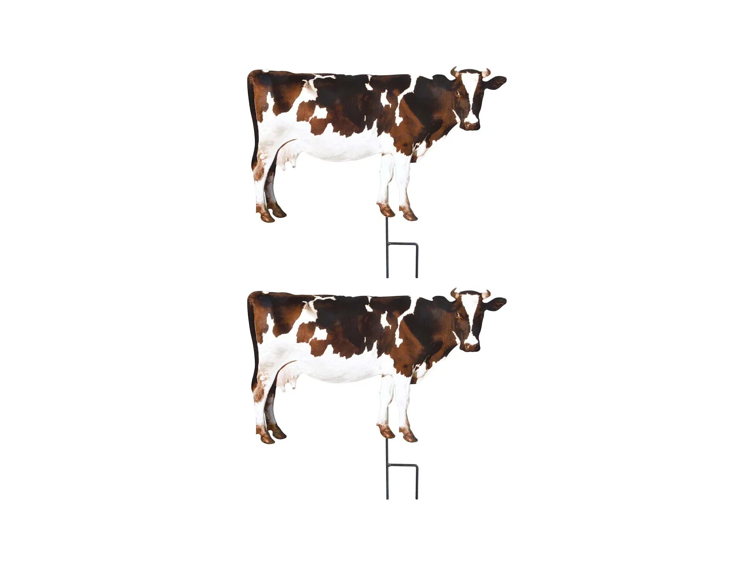 Animal de la ferme décoratif sur pic (Lot de 2)