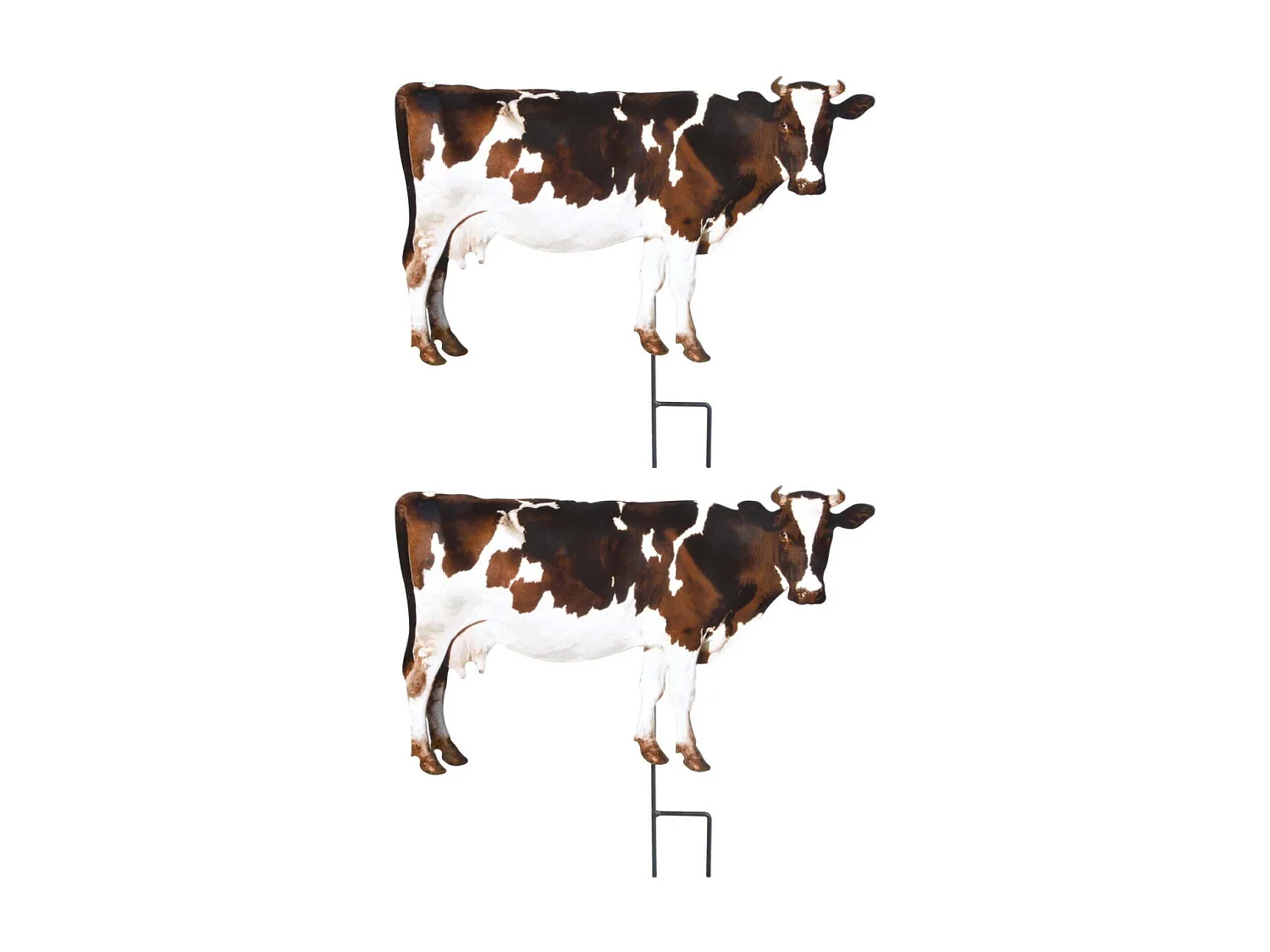 Animal de la ferme décoratif sur pic (Lot de 2)