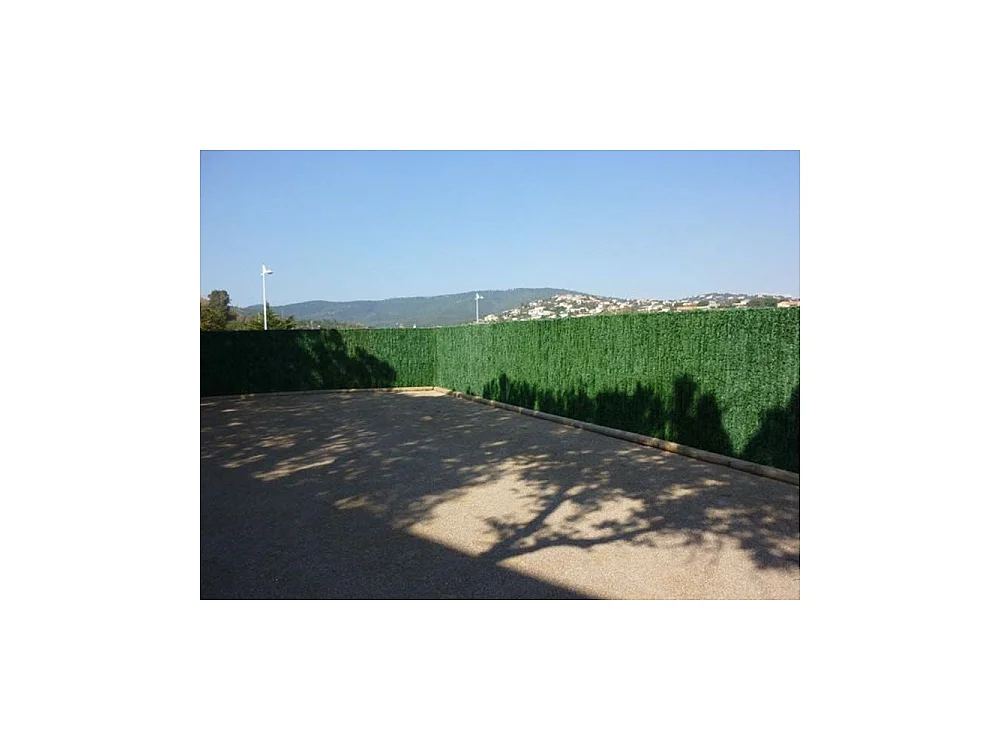 Haie artificielle 110 brins vert pin en rouleau 1.2 x 3 m