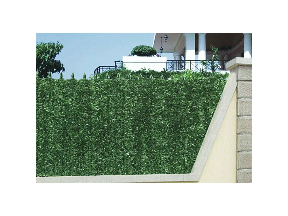 Haie artificielle 126 brins vert sapin en rouleau Ultra 1.2 x 3 m