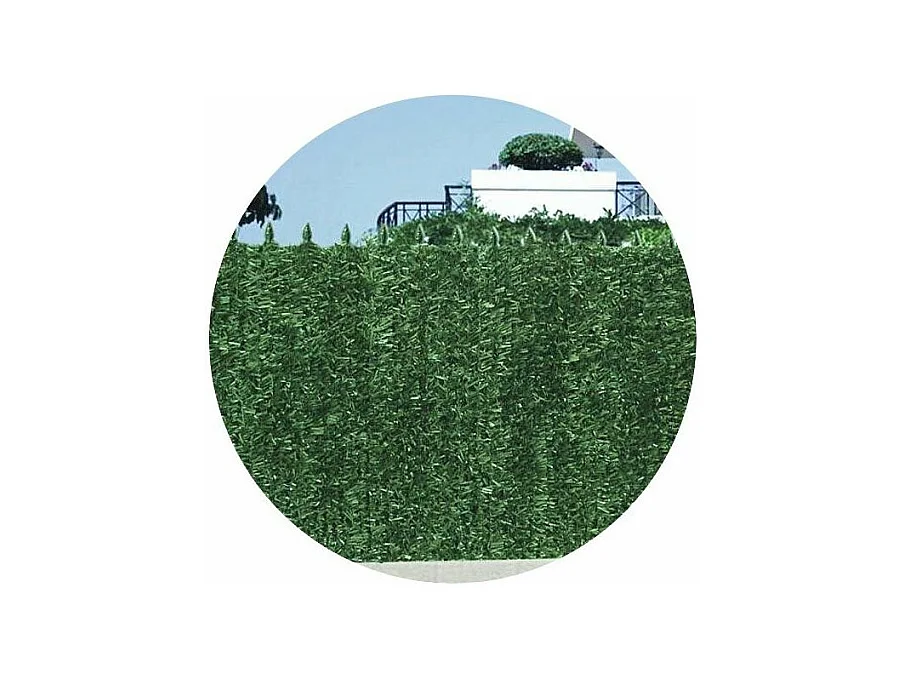 Haie artificielle 126 brins vert sapin en rouleau Ultra 1.5 x 3 m