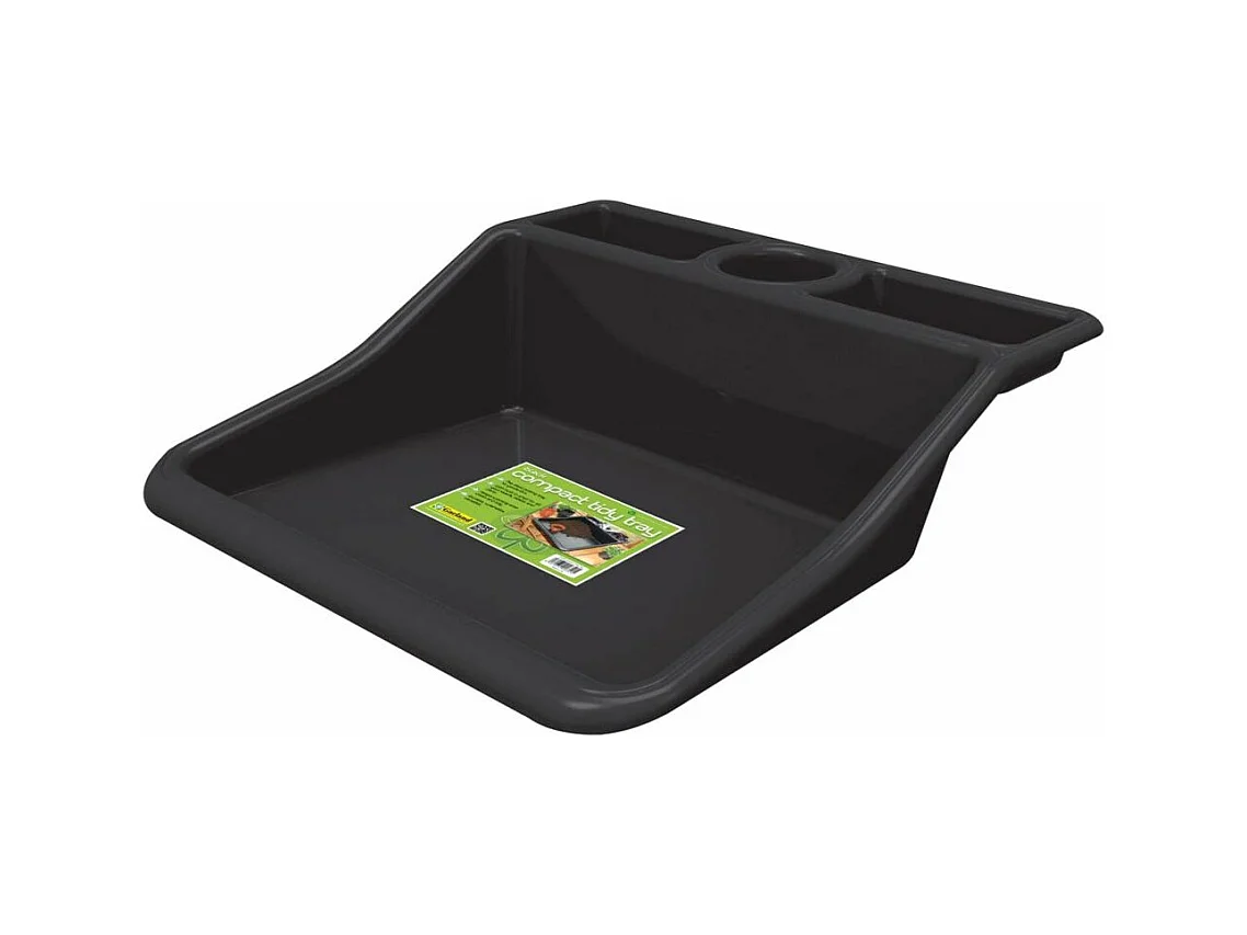Plateau de jardinage en plastique avec rangement