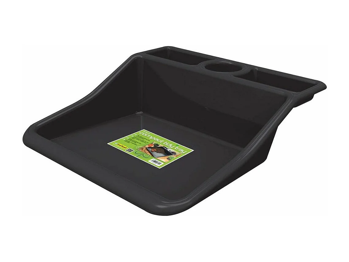 Plateau de jardinage en plastique avec rangement