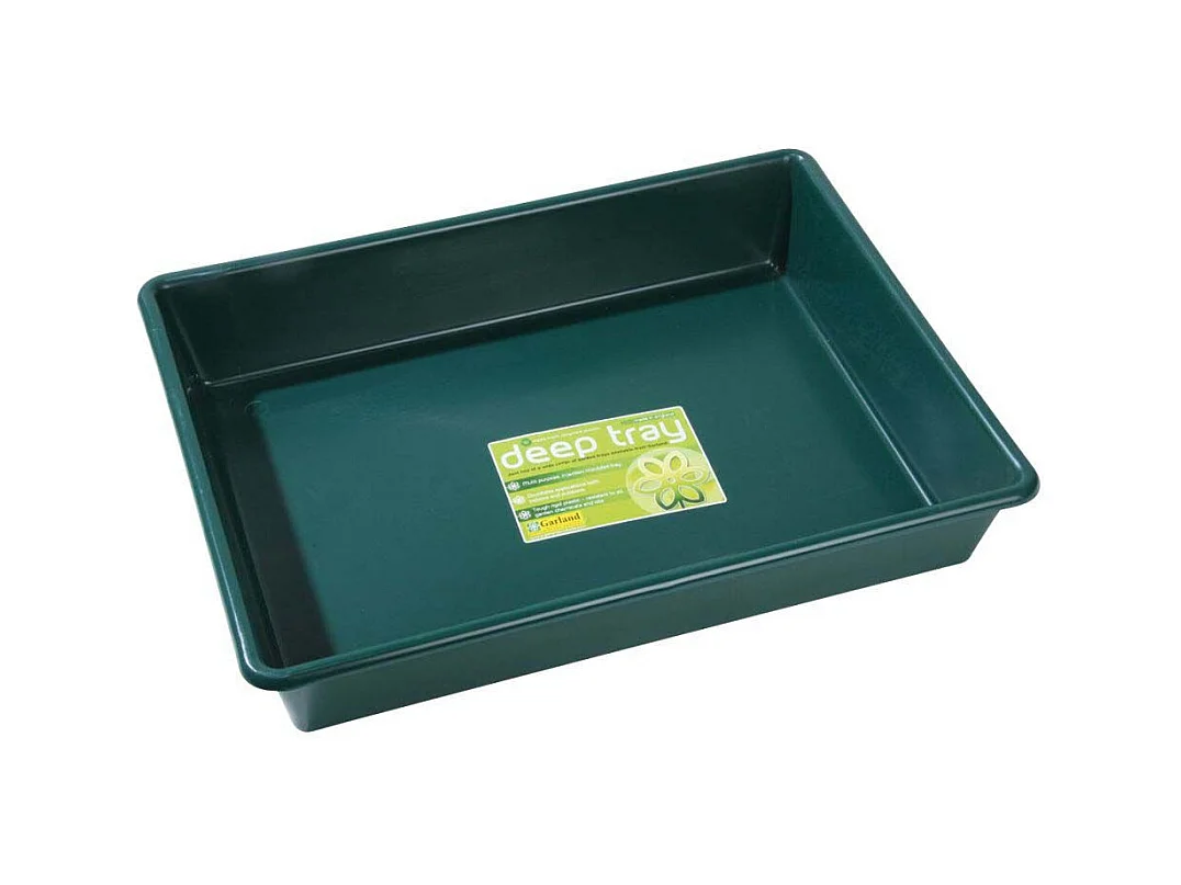 Plateau de jardin en polypropylène vert 53 x 40 x 9,5 cm