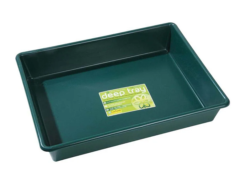 Plateau de jardin en polypropylène vert 53 x 40 x 9,5 cm