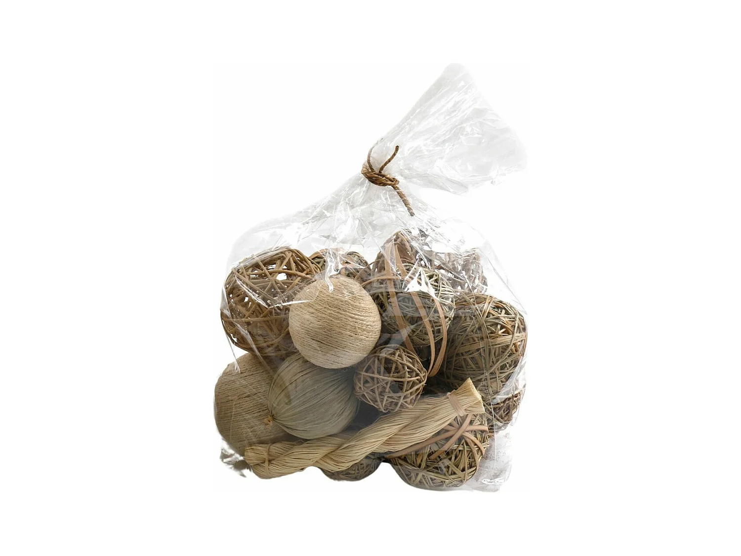 Sachet de boules séchées Natural 26 x 30 cm