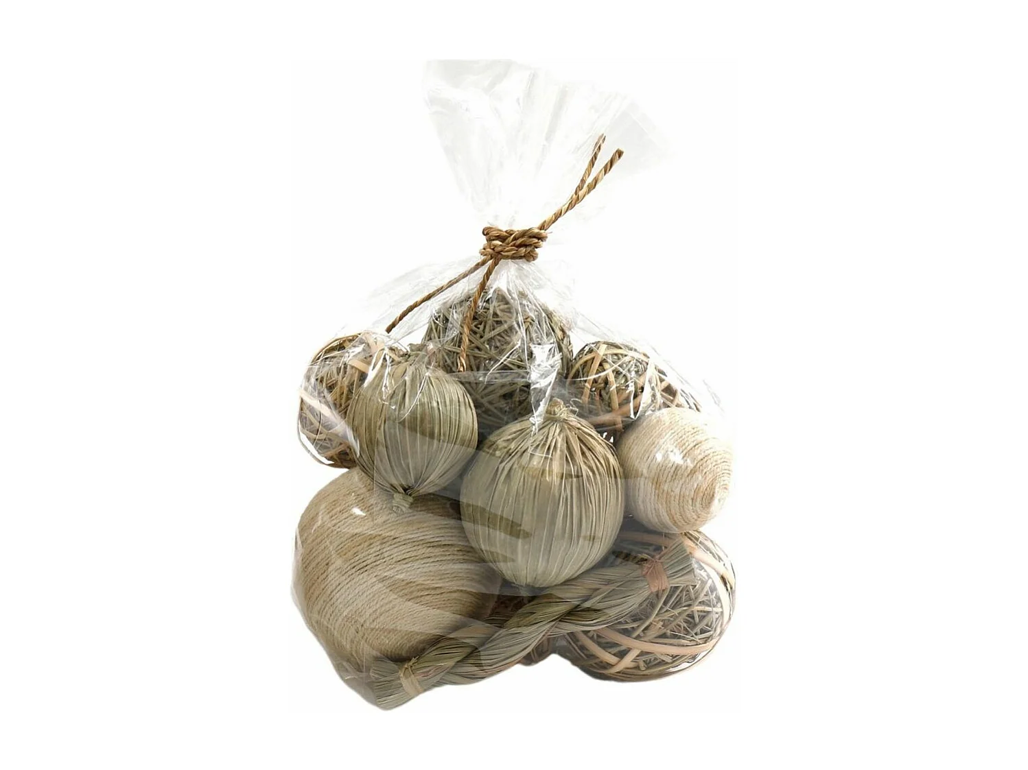 Sachet de boules séchées Natural 24 x 22 cm