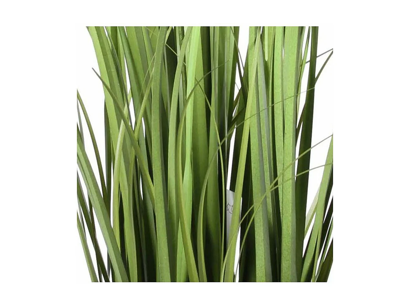 Graminées et plumeaux artificiels pot en corde hauteur 80 cm