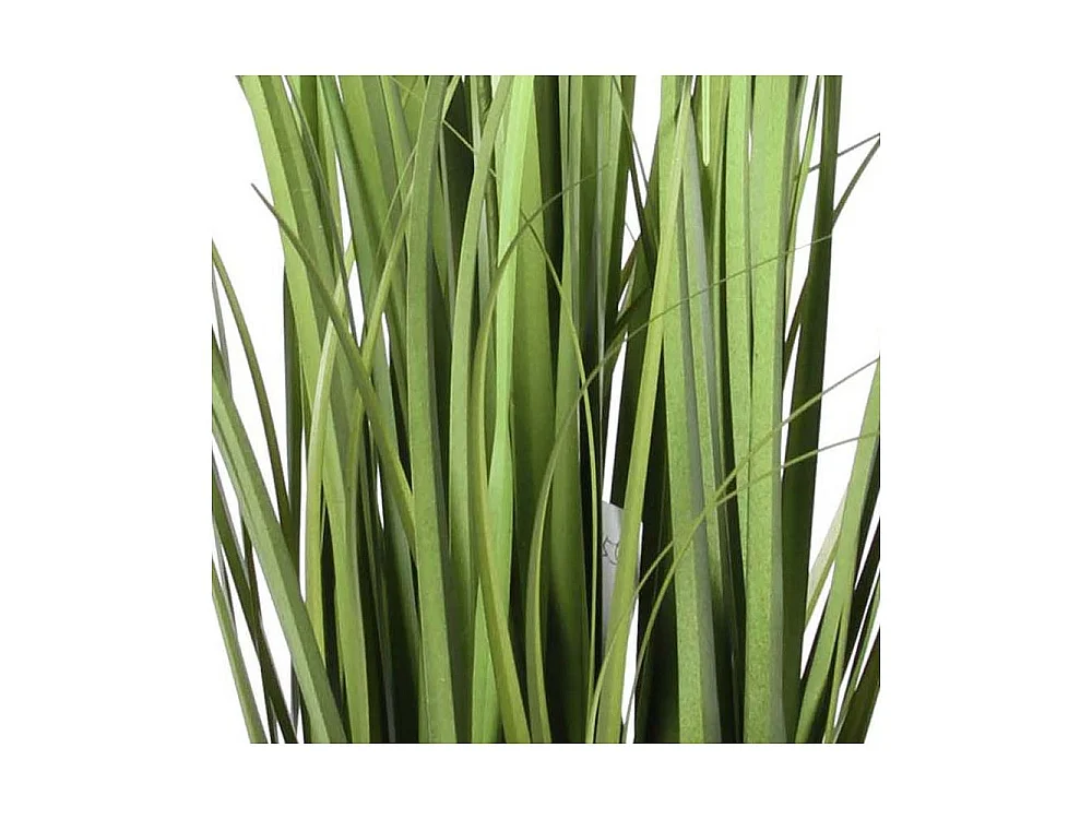 Graminées et plumeaux artificiels pot en corde hauteur 80 cm