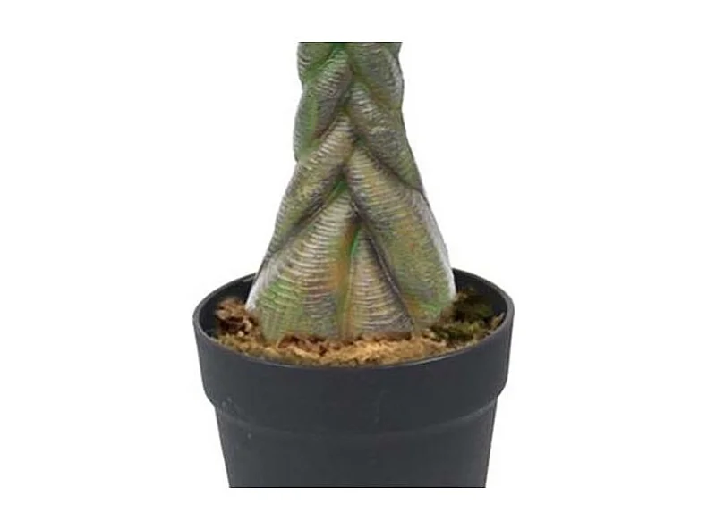 Plante Artificielle Pachira H155cm Vert, Marron, Noir