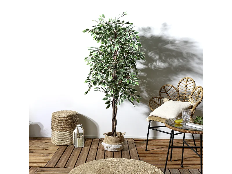 Plante Artificielle Feuillage Panache 160cm Vert