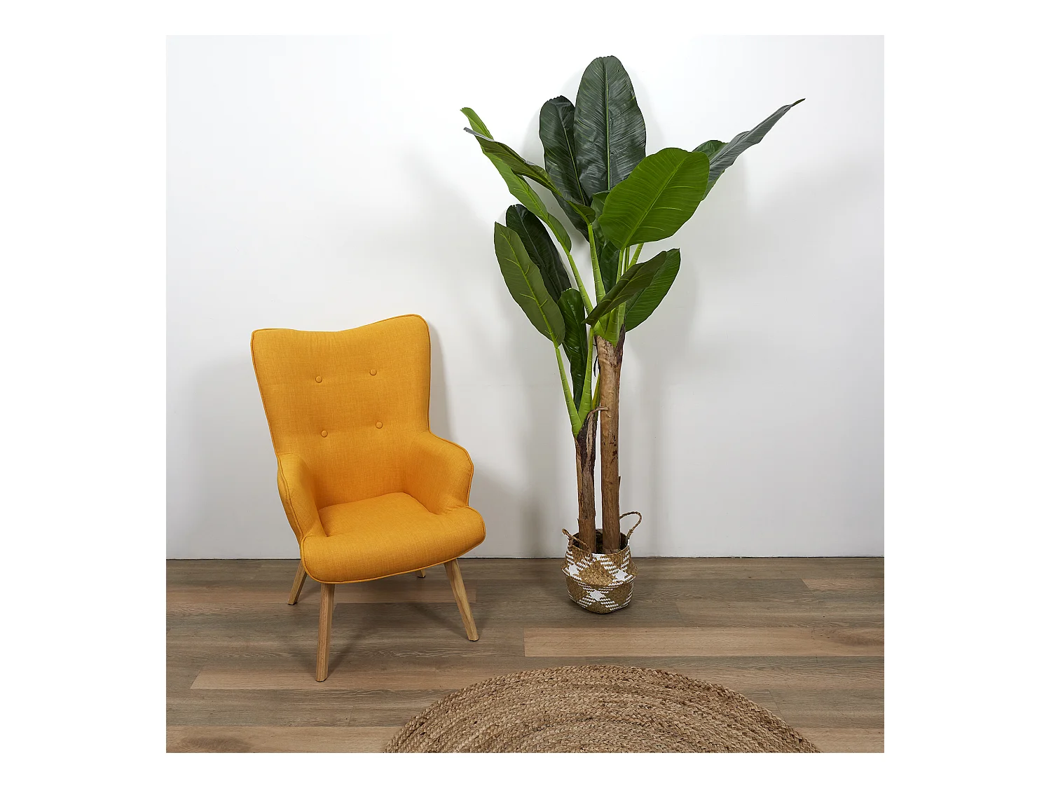 Bananier Artificiel Xxl Vert, Marron