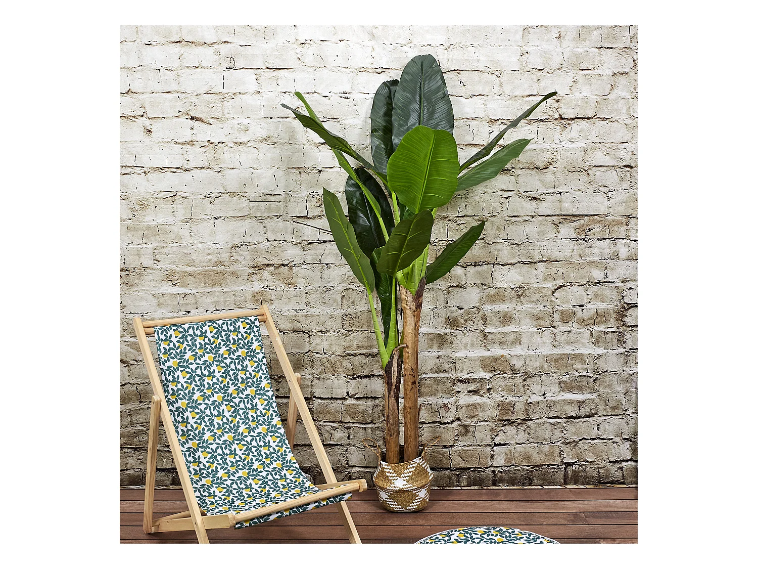 Bananier Artificiel Xxl Vert, Marron