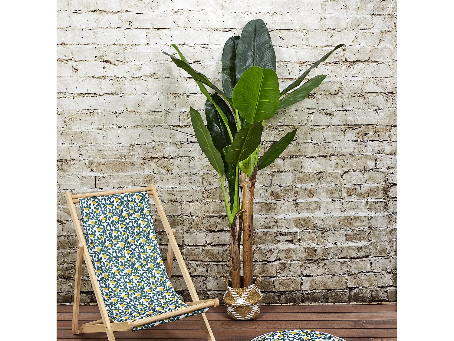 Bananier Artificiel Xxl Vert, Marron