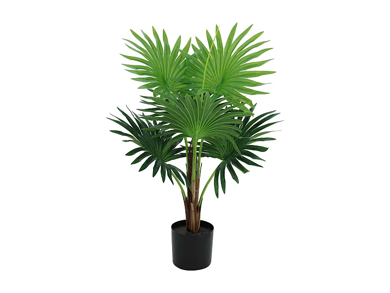 Künstliche Fächerpalme 6 Palmen Natürliche Berührung 70 cm