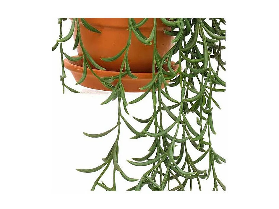Plantes artificielles en pot terracotta (Lot de 3)