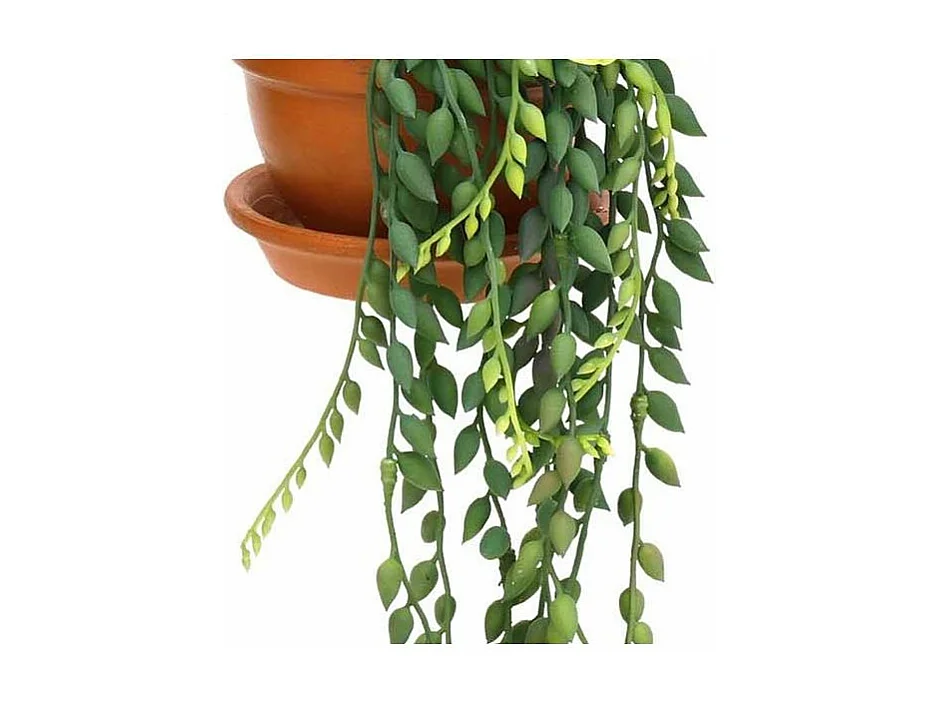 Plantes artificielles en pot terracotta (Lot de 3)