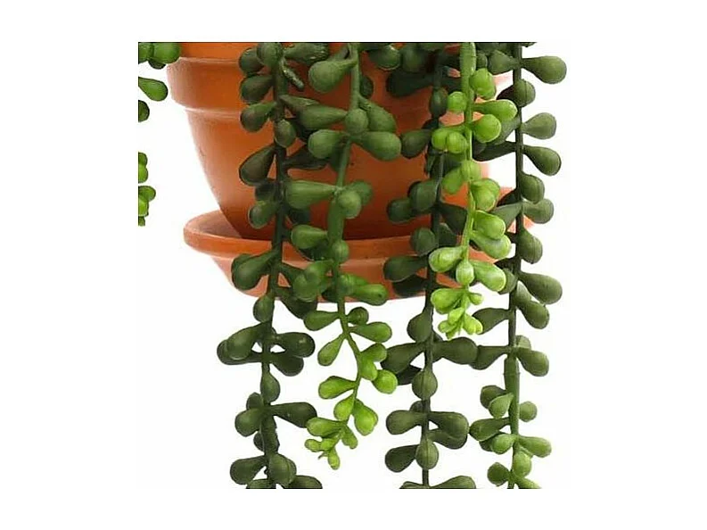 Plantes artificielles en pot terracotta (Lot de 3)