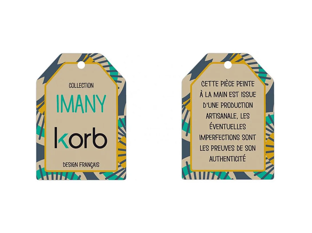 Bicchiere da acqua con motivo imany (set di 6)