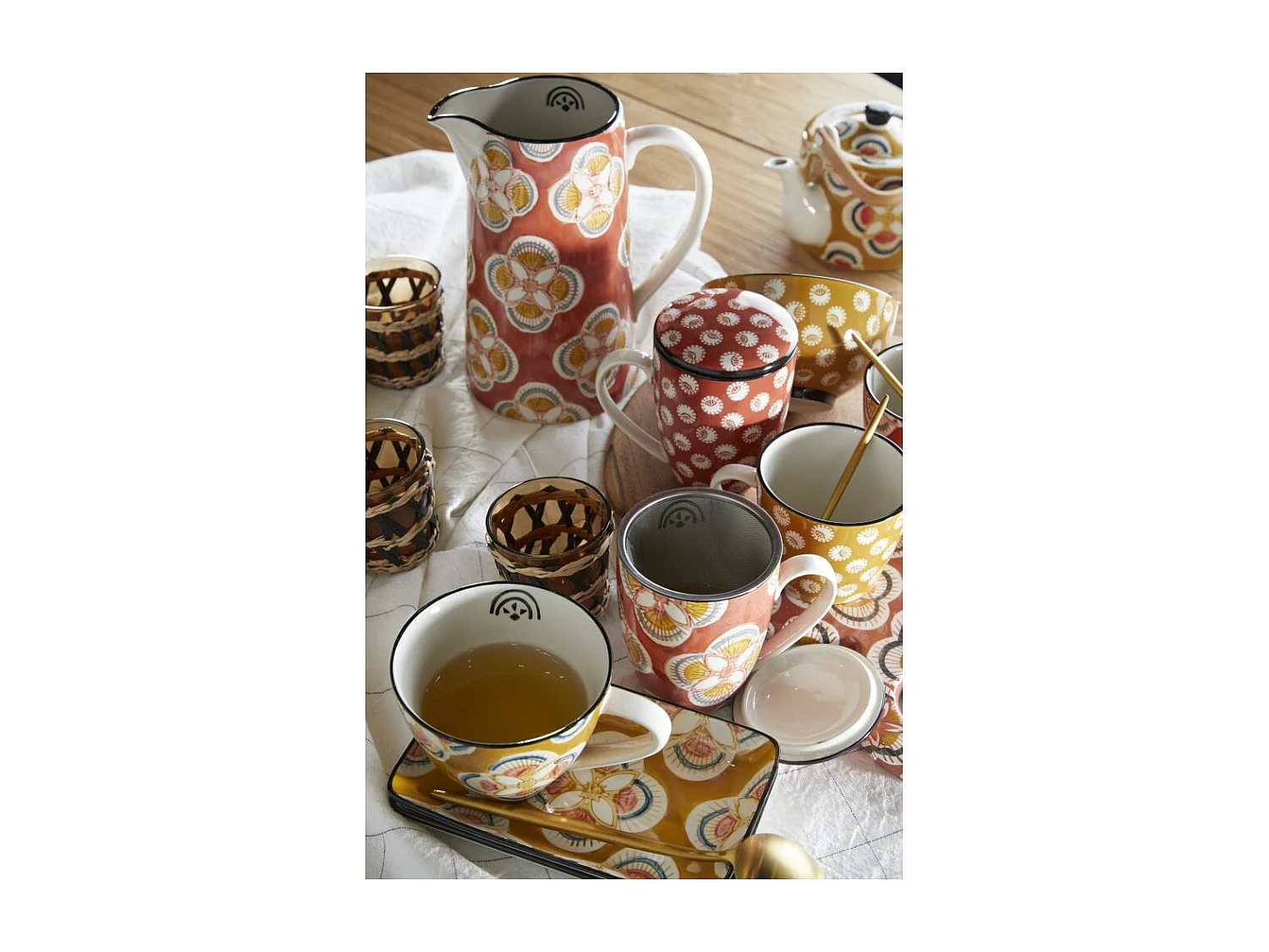 Wasserglas mit Imany-Motiven (6er-Set)