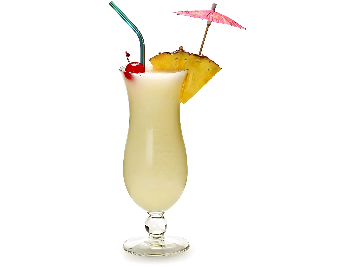 Lot de 4 Pailles Inox "Goupillon" 22cm Multicolore