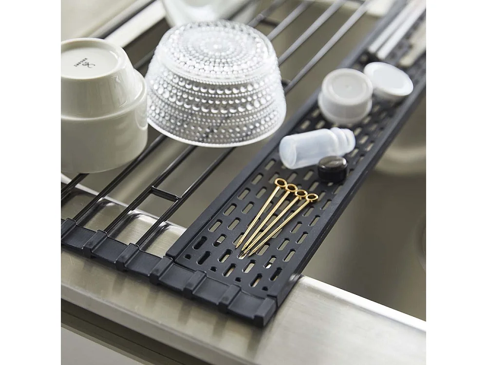 Egouttoir pliable en métal et silicone Drainer