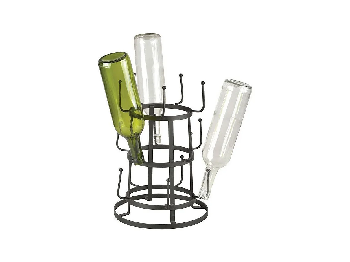 Séchoir à bouteilles en métal