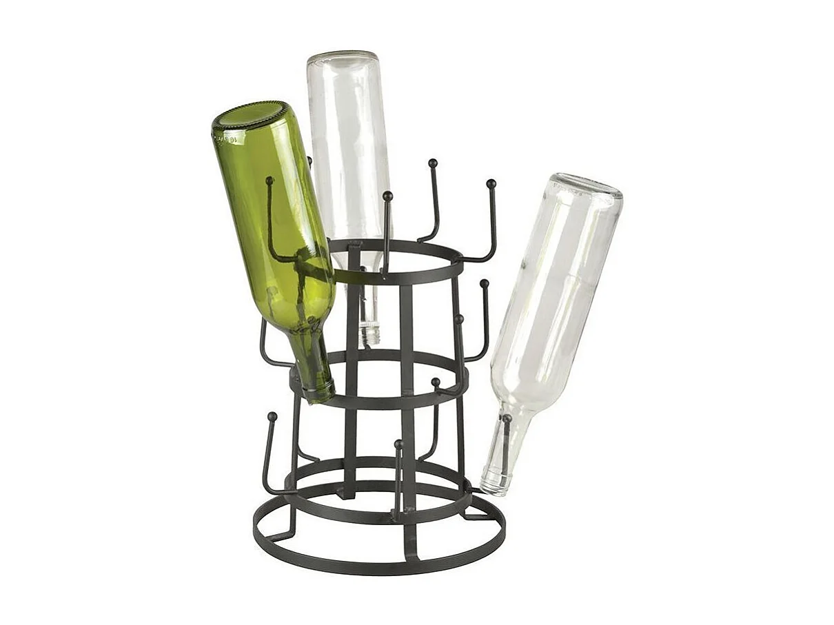 Séchoir à bouteilles en métal