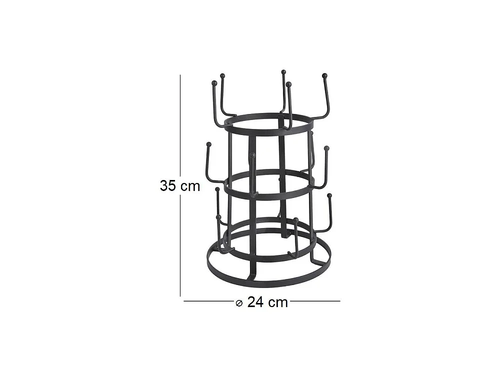 Flaschentrockner aus Metall