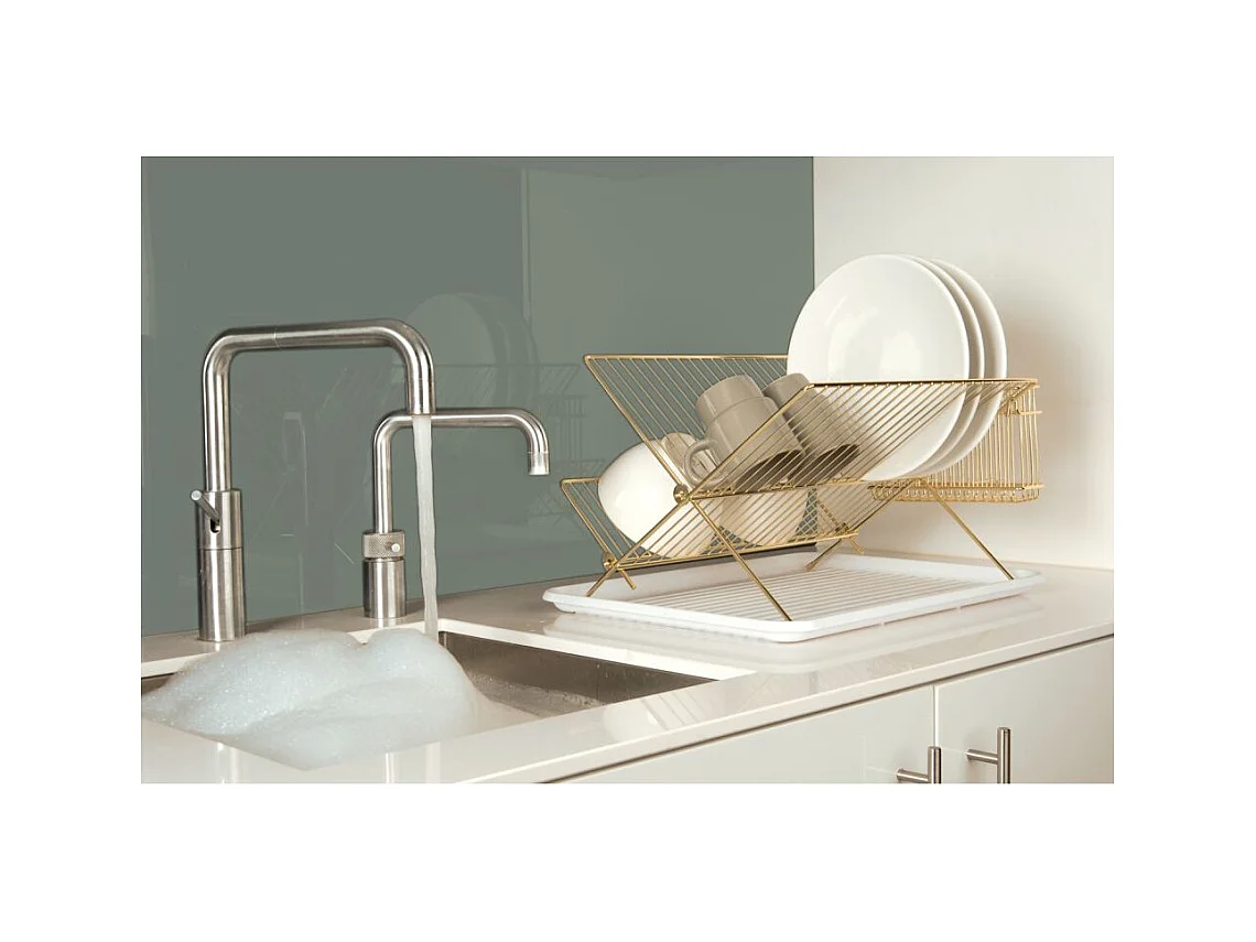 Egouttoir à vaisselle en métal Rack